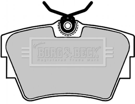 BORG & BECK Bremžu uzliku kompl., Disku bremzes BBP1693